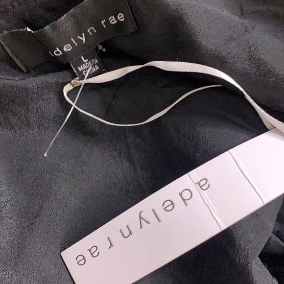 Adelyn Rae Tweed Sheath dress navy blue shirt sleeve large nwt professional mini - Picture 7 of 9